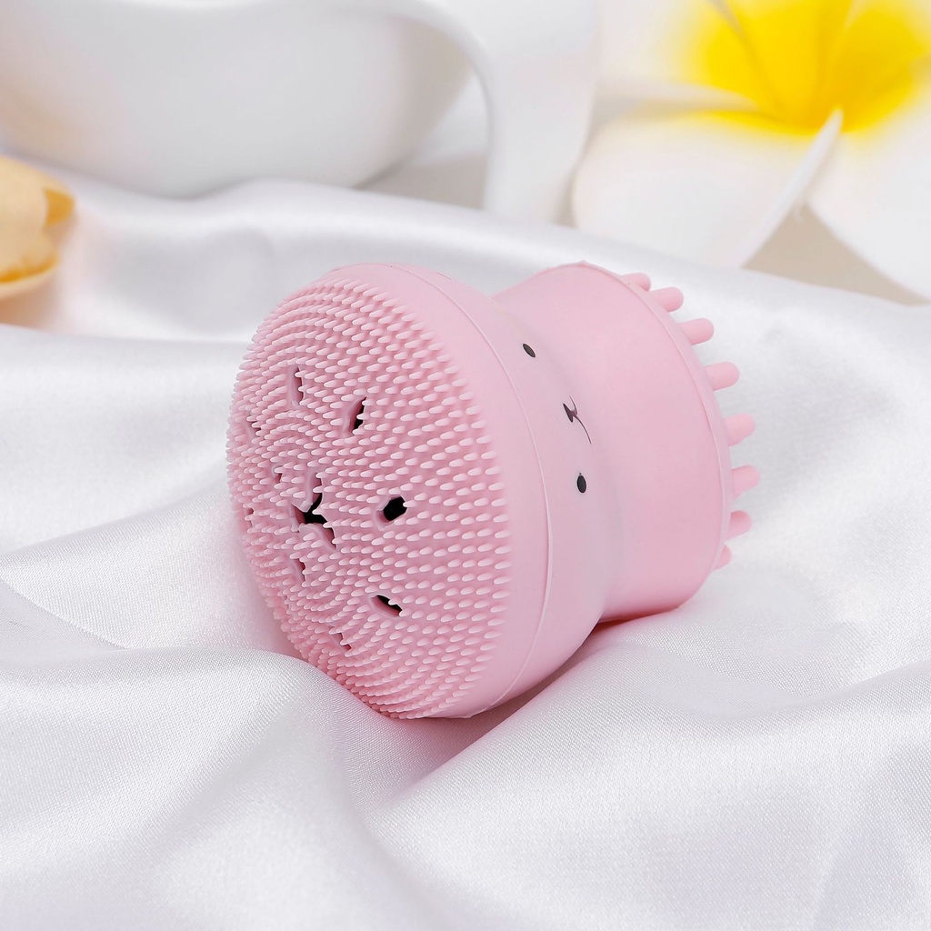 1 Cọ Rửa Mặt Silicone Hình Bạch Tuộc / Sứa / Sứa
