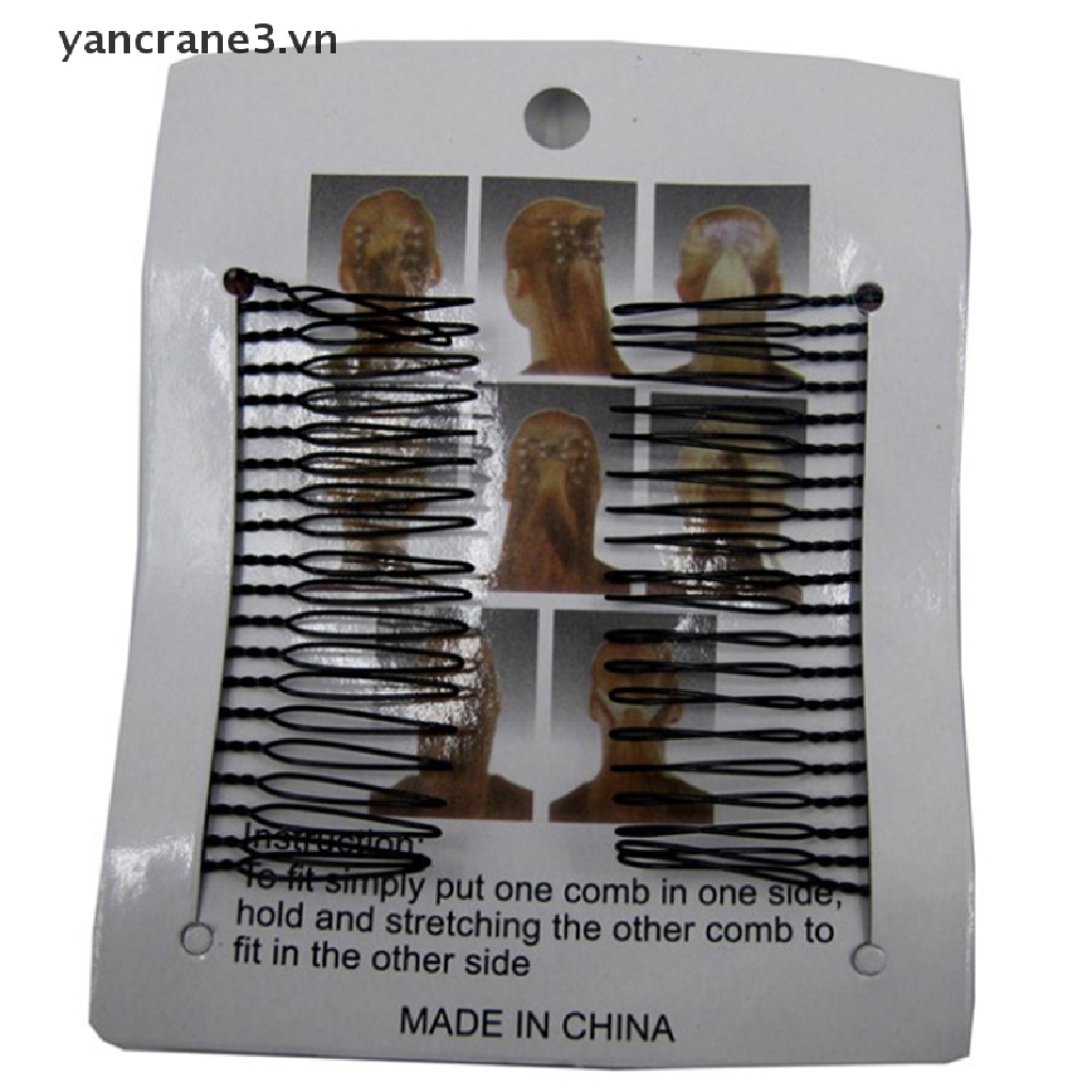 Lược Cài Tóc Đính Hạt Đôi Co Giãn Dễ Sử Dụng YAN3 {yancrane3.vn}