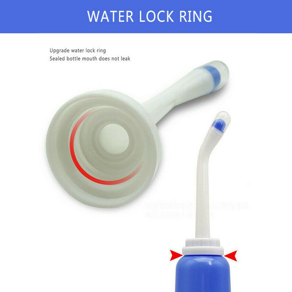 Bình bidet bơm làm sạch hậu môn nhỏ gọn tiện dụng