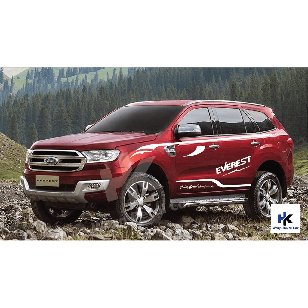 Tem xe everest độc - decal everest