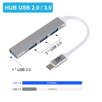 HUB USB Type C / Type A to 3.0 & 2.0 USB port - TPK - Trí Phụ Kiện