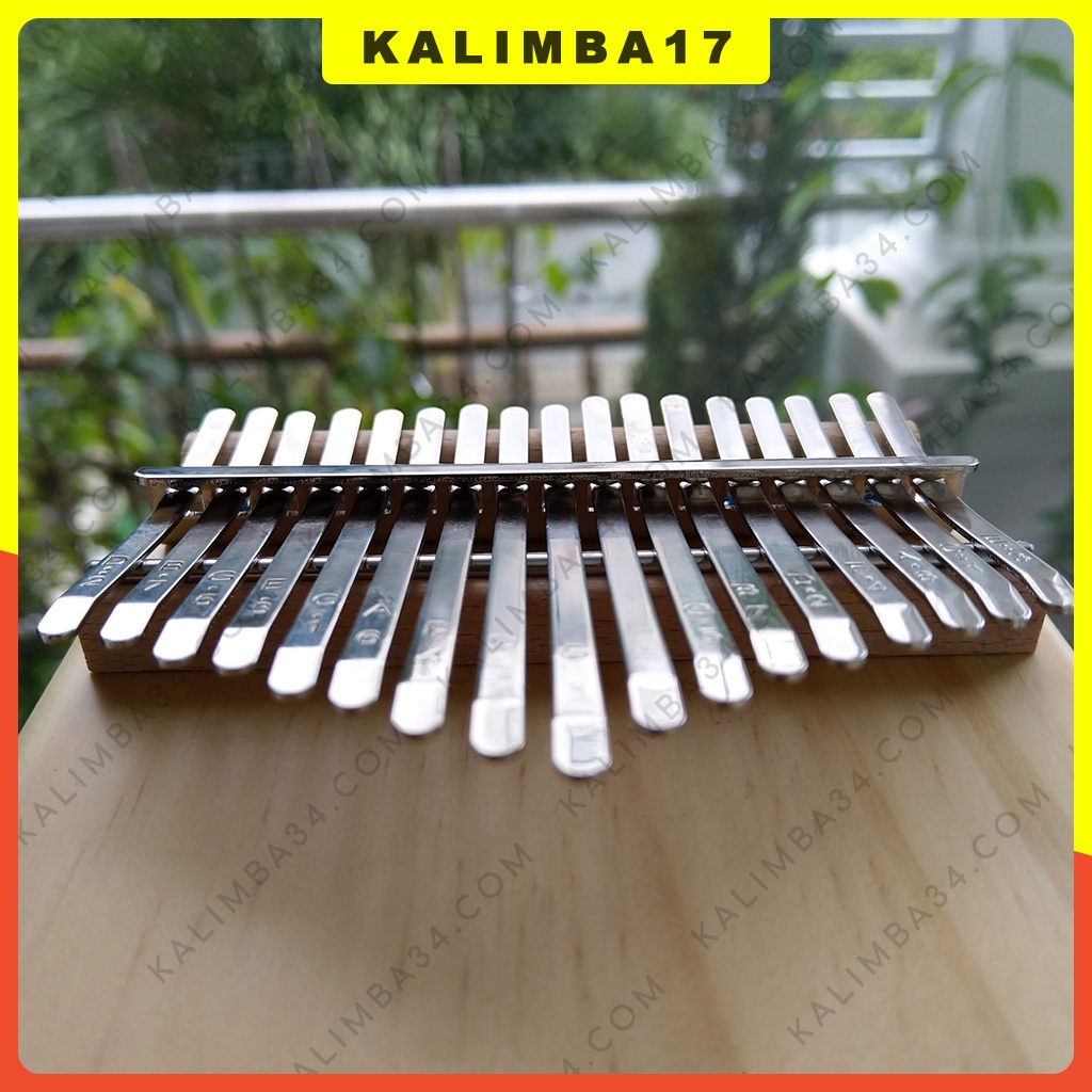 Đàn kalimba 17 phím cơ bản KL34, Kalimba rẻ 21 phím gỗ tấm nguyên khối, Piano ngón tay cái, đồ chơi cho bé hấp dẫn