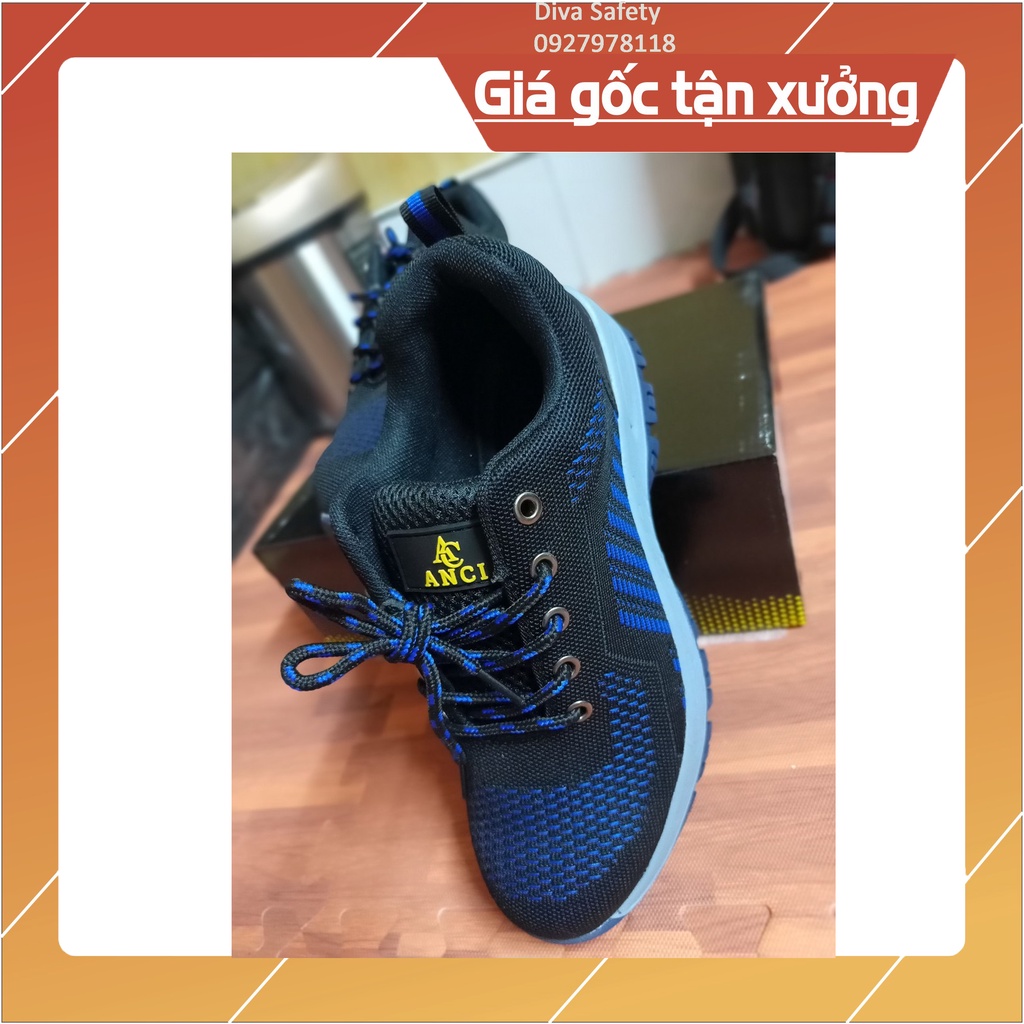 Giày Bảo Hộ Lao Động Anci, Giày Siêu Bền, Phượt, Thể Thao, Mũi và Đế Lót Thép, Chống Đinh, Chống Va Đập, Chống Thấm.