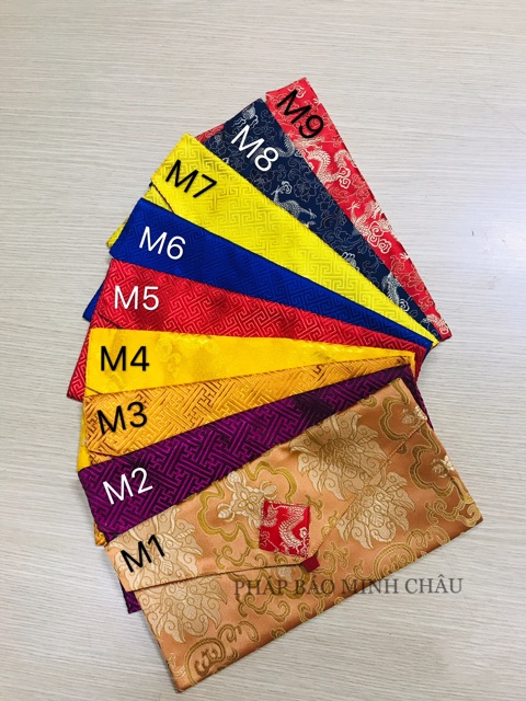 Túi gấm Nepal bọc kinh sách