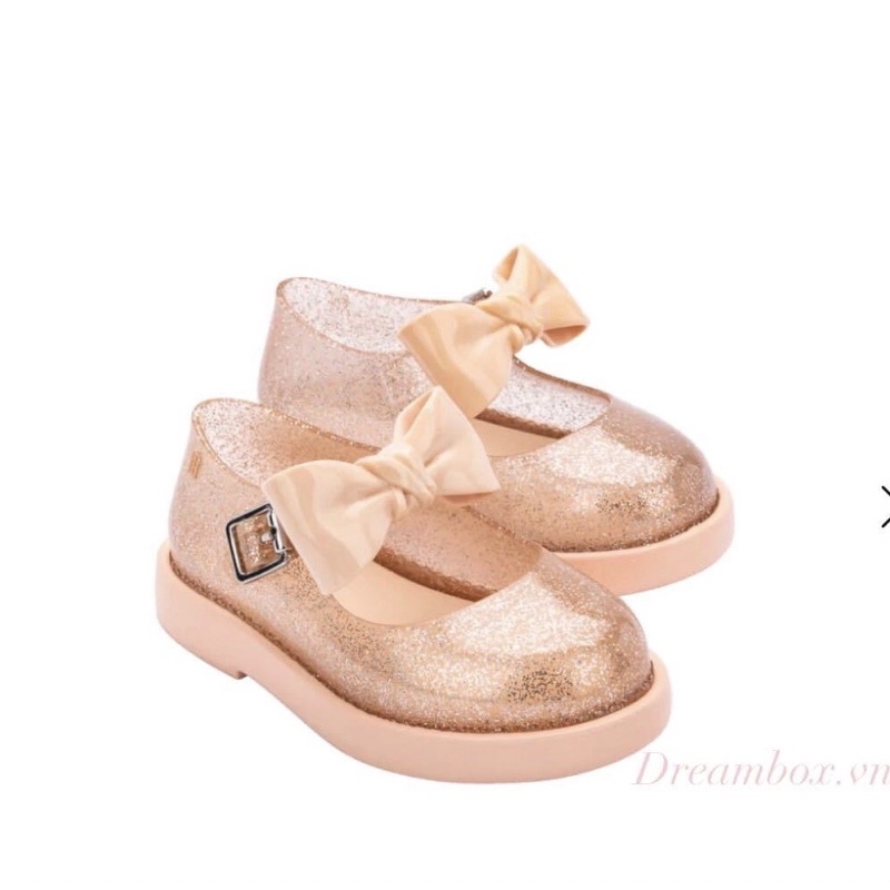 Giày thơm Mini Melissa Bánh mỳ nude cho bé gái (Full tag box)