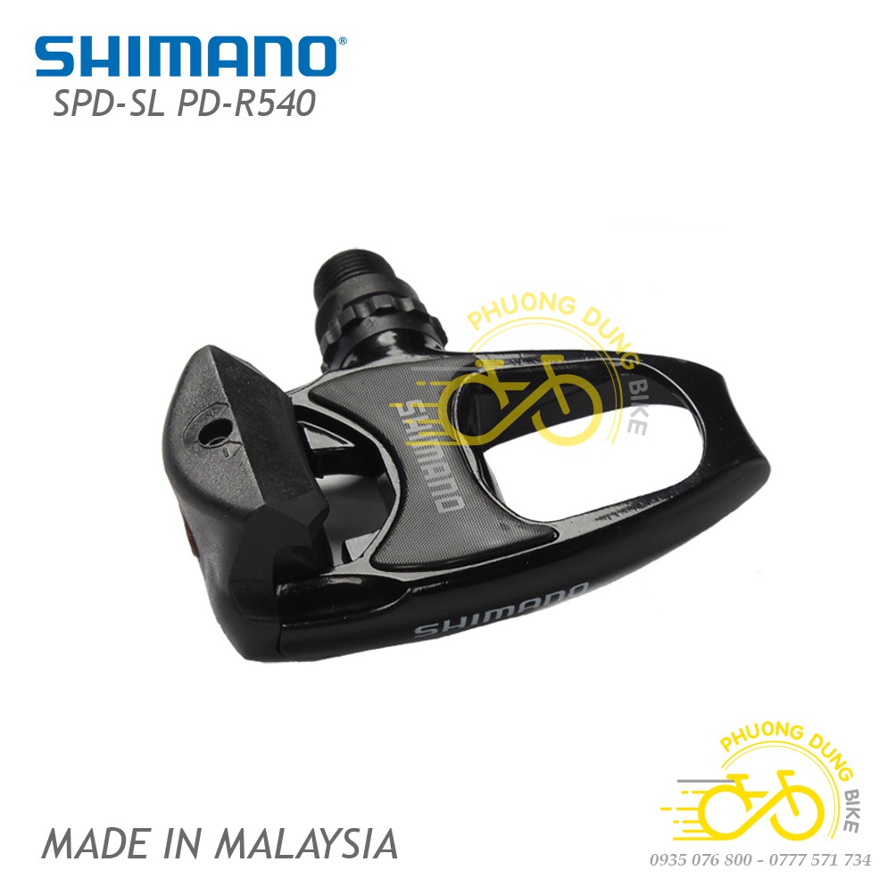 Pedan  can xe đạp SHIMANO PD R540 - Hàng chính Hãng Fullbox