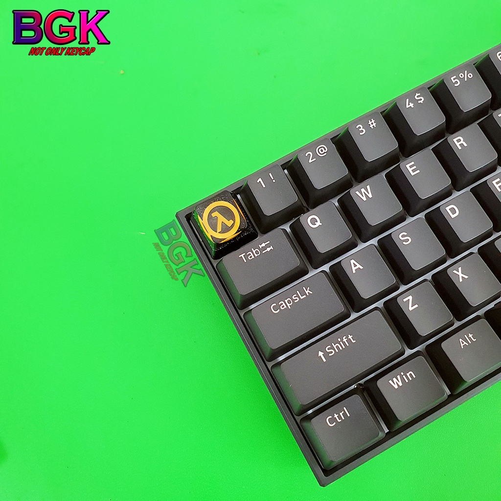 Keycap Lẻ Hình LOGO Half Life cực đẹp và nét OEM profile ( keycap resin độc lạ )( Keycap Artisan )