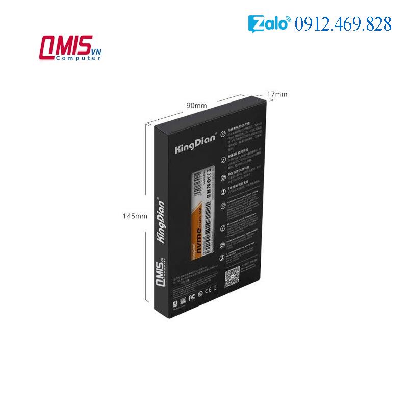 Ổ cứng SSD PCI-E M2 NVME  Kingdian NV480 128GB, 256GB, 512GB, 1000GB  - M2 NVME 2280 - BẢO HÀNH 3 NĂM