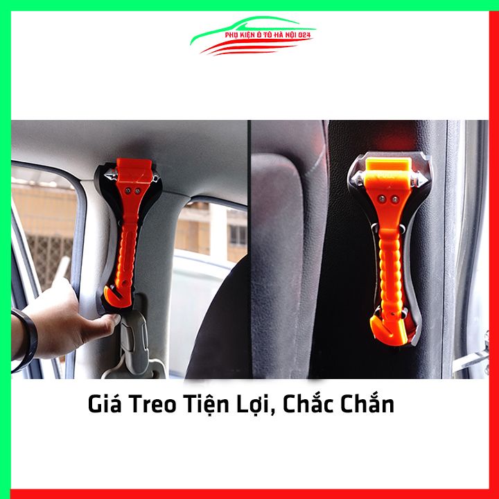 Búa thoát hiểm kèm dao cắt trong trường hợp nguy hiểm