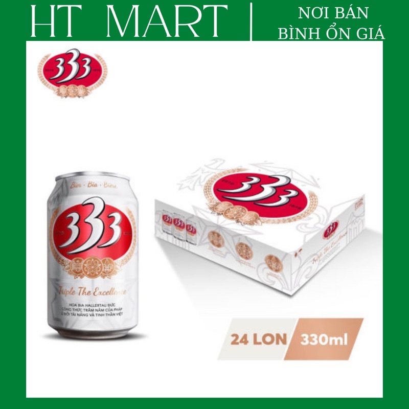 GIAO HOẢ TỐC THÙNG BIA 333  24lon*330ml