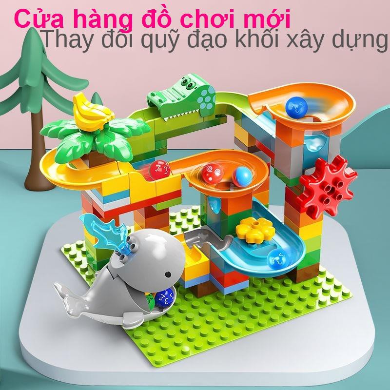 Khối xây dựng lắp ráp trí tuệ trẻ em hạt lớn, bằng nhựa số lượng đồ chơi cho bé trai 3-6 tuổi 1