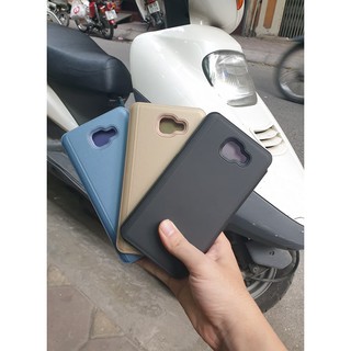 Bao Da Clear View Standing Cover Samsung A9 pro