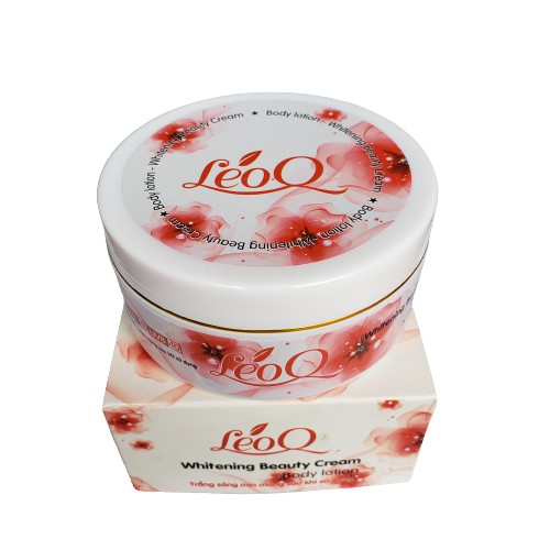 Body Kích Trắng Da LeoQ Hương Hoa Hồng - LeoQ Whitening Beauty Cream Body Lotion 200ml