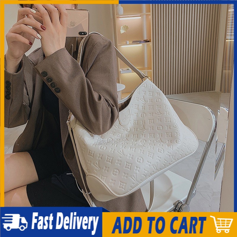 LV Túi Tote Của Phụ Nữ Túi đeo Vai Retro Túi Xách Thời Trang Công Sở Dung Tích Lớn