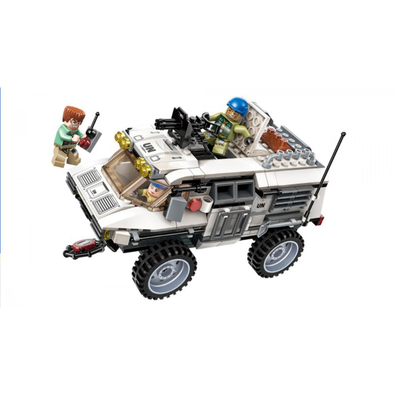 [Rẻ nhất shopee]Lego xe QMAN lắp ghép Nhiệm vụ Sấm sét Qman 3204