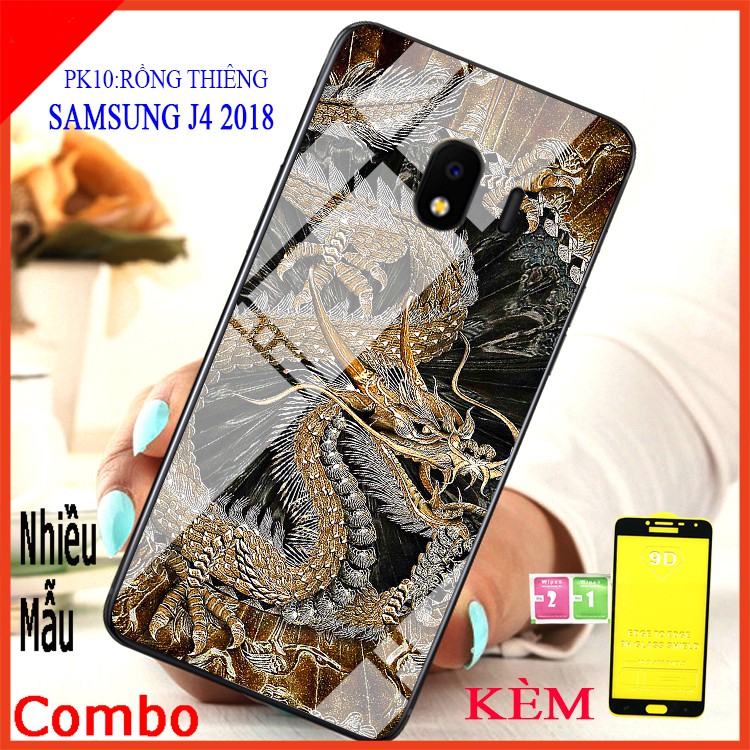 (COMBO ốp lưng )1 ốp lưng điện thoại SAMSUNG J4 2018 và 1 kính cường lực full màn hình SAMSUNG J4, Có kèm video sản phẩm