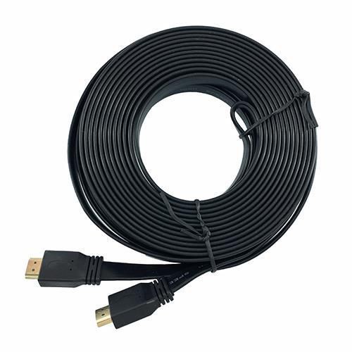 Dây Cáp HDMI 15m dẹt đen-Dây cáp kết nối cổng HDMI 2 đầu tốt chống nhiễu xịn chất lượng cao giá rẻ [AQ]