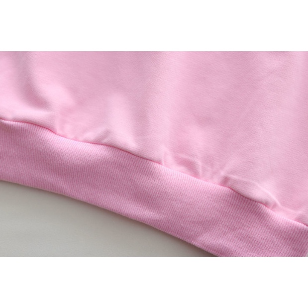 Áo Sweater Hình Gấu Phối Túi Đáng Yêu Cho Bé Gái