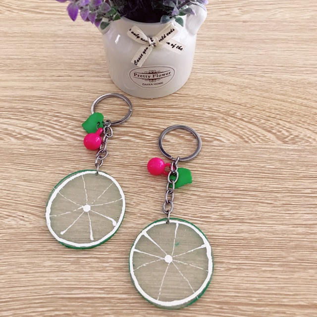 MÓC KHOÁ HÌNH LÁT CHANH