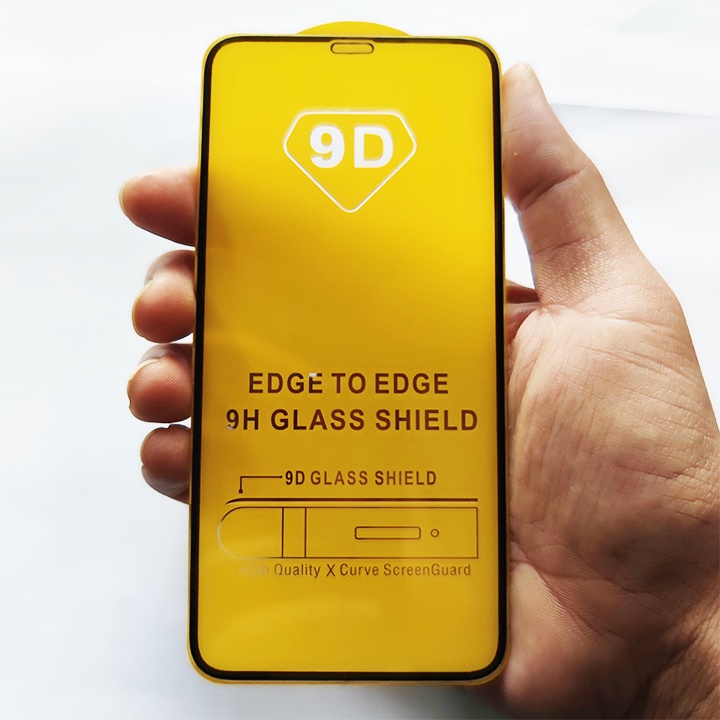 Kính Cường Lực Apple iPhone 11 Pro 9D Full Keo Full Màn Hình - Miếng Dán Màn Hình Cao Cấp - Viền Đen