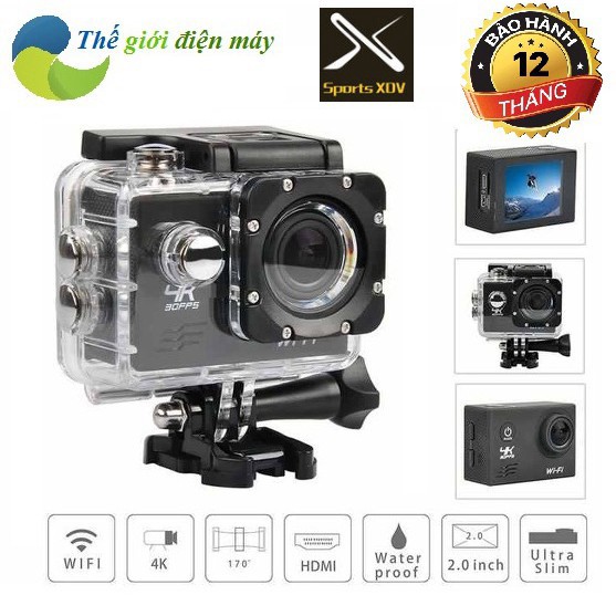[SIÊU SALL ] [Mã ELMSHX hoàn 8% xu đơn 500K] [Freeship toàn quốc từ 50k] Camera thể thao 4k wifi XDV . | BigBuy360 - bigbuy360.vn