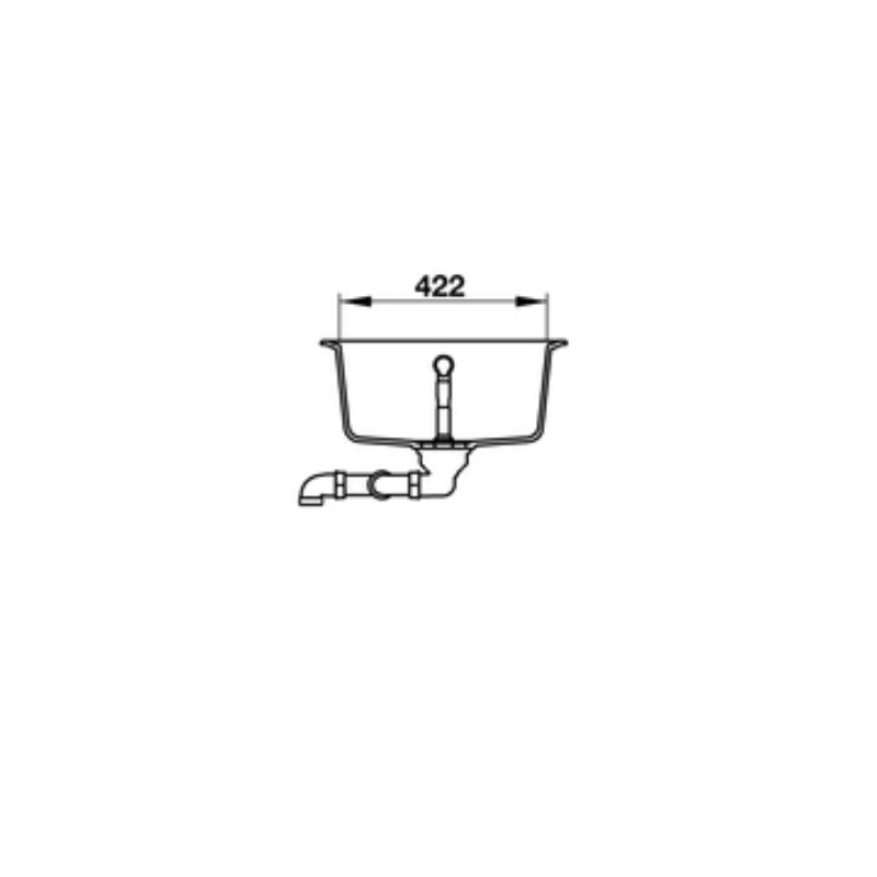 [FREESHIP HCM] Chậu Rửa Chén Đá Hafele HS18-GED2R80 (Màu Đen/Kem/Xám) - Lắp Nổi/Lắp Âm - Xuất Xứ Đức