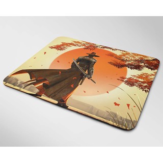 Lót chuột cỡ lớn, bàn di chuột, mouse pad mẫu Samurai (Nhiều kích thước)