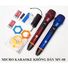 [Mã INCUBACK1416 hoàn 20K xu đơn 50K] Micro Karaoke Không Dây hát háy nhất mv08