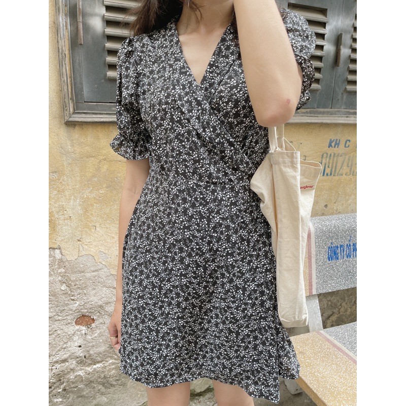 [Mã SKAMFA06 giảm 10% tối đa 50K đơn 0Đ] váy hoa nhí buộc eo 4492 | BigBuy360 - bigbuy360.vn