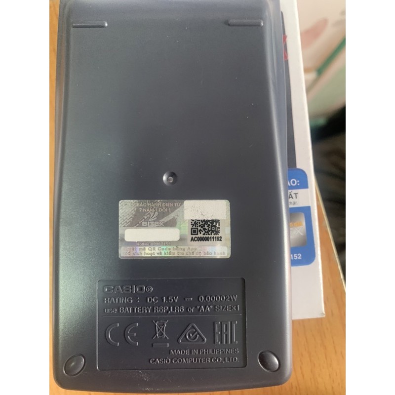 Máy Tính Bỏ Túi Mini Casio HL 815L BK Chính Hãng Bảo Hành 7 Năm