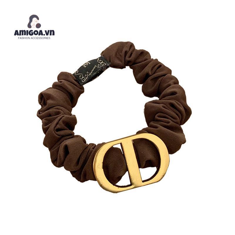 ✨✨Dây buộc tóc đuôi ngựa co giãn họa tiết hình học thời trang Hàn Quốc dành cho bạn nữ