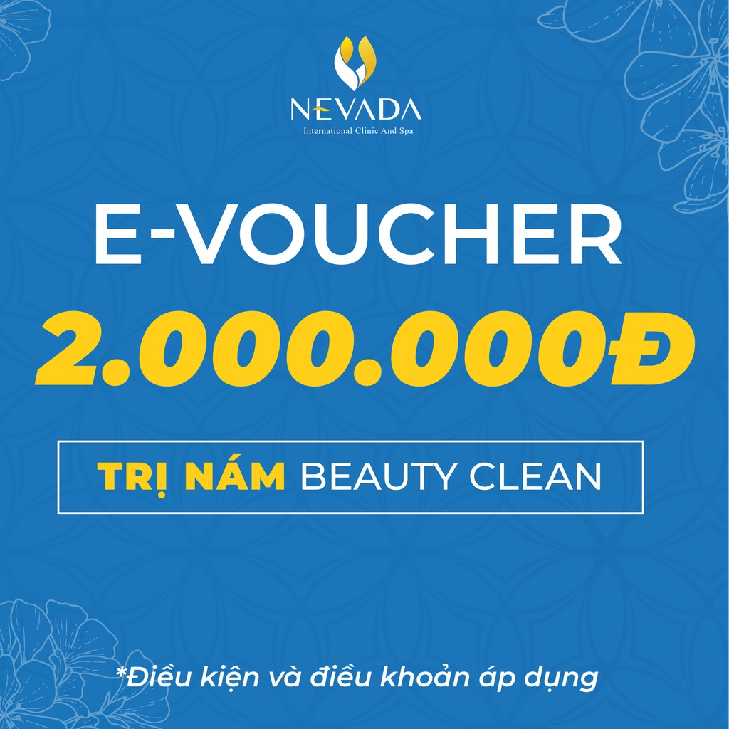 E-Voucher Làm Mờ Nám Bằng Công Nghệ Cao Beauty Clean