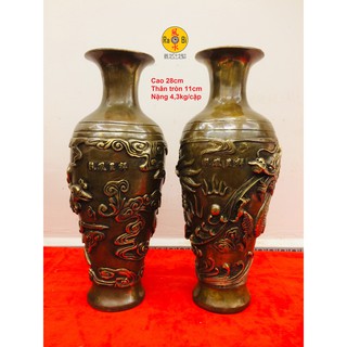 Bình Bông Long Phụng - Rồng Phượng Trường Tồn - Tượng Đồng Phong Thủy