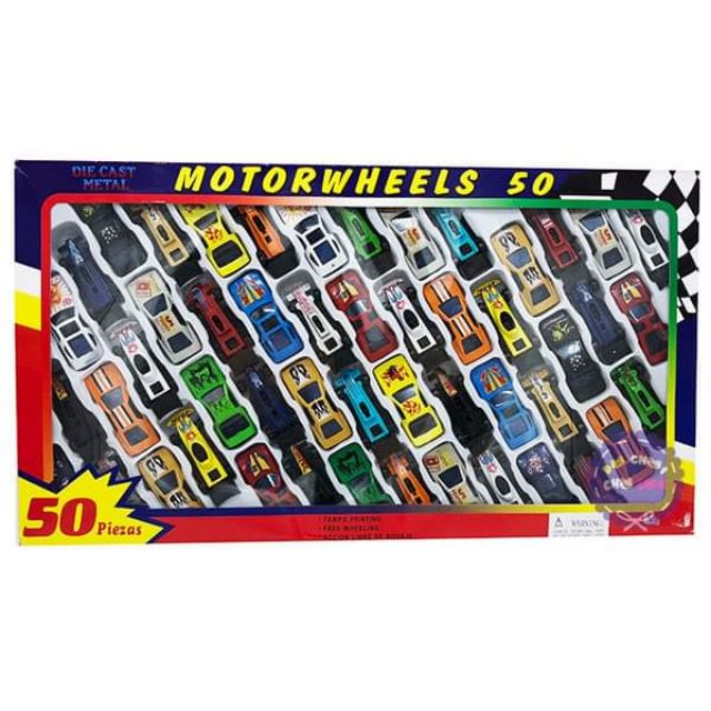 Set 50 ô tô sắt cho bé