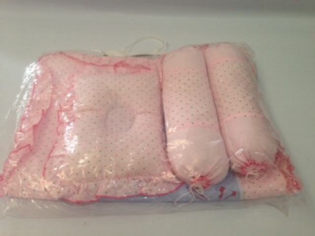 Bộ nệm và gối bé sơ sinh