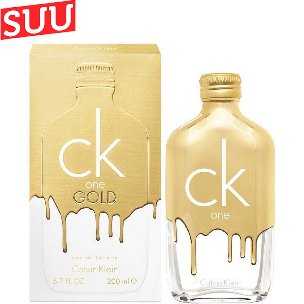 Nước Hoa Unisex (nam, nữ) 200ml Calvin Klein CK One Gold  suu.shop cam kết 100% chính hãng