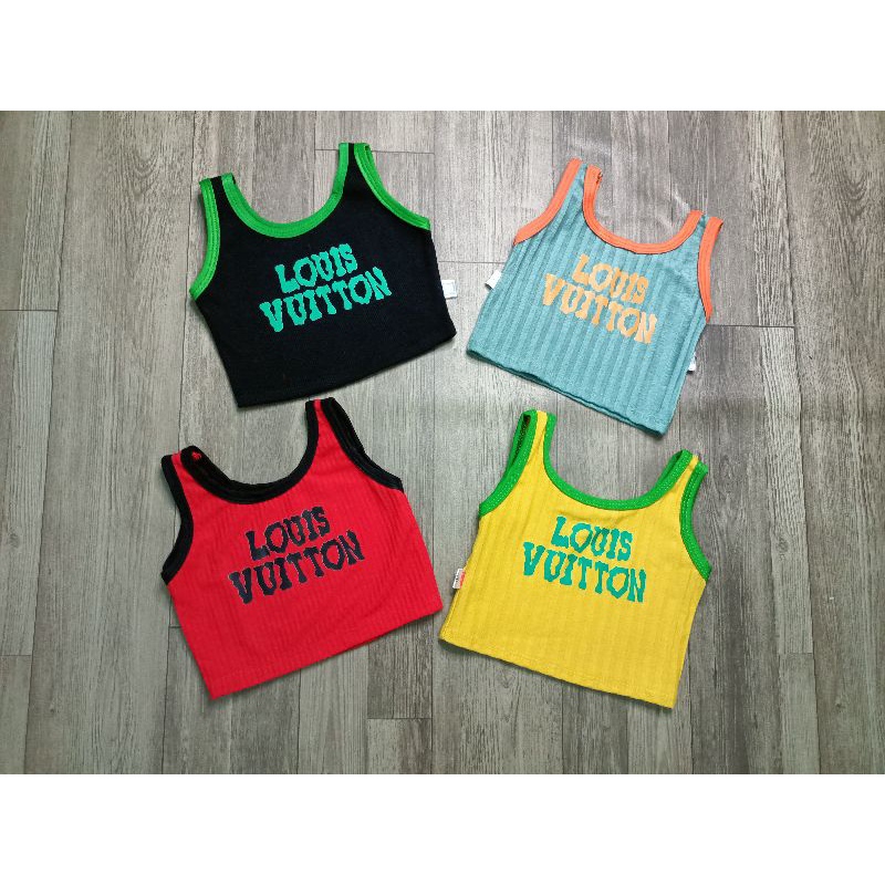 Áo In Chữ Fom Croptop Dễ Phối Đồ Cho Bé