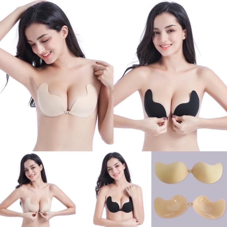 Áo Bra Dán Silicon - Áo Ngực Tạo Khe Mặc Váy Cưới Hoặc Đầm Hở Vai Hình Xoài