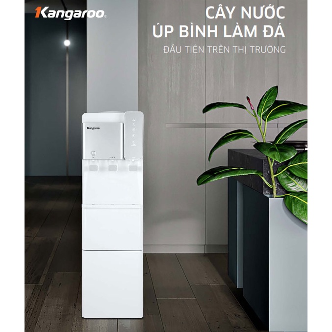 Máy làm nóng lạnh nước uống có chức năng làm đá Kangaroo KG65A3