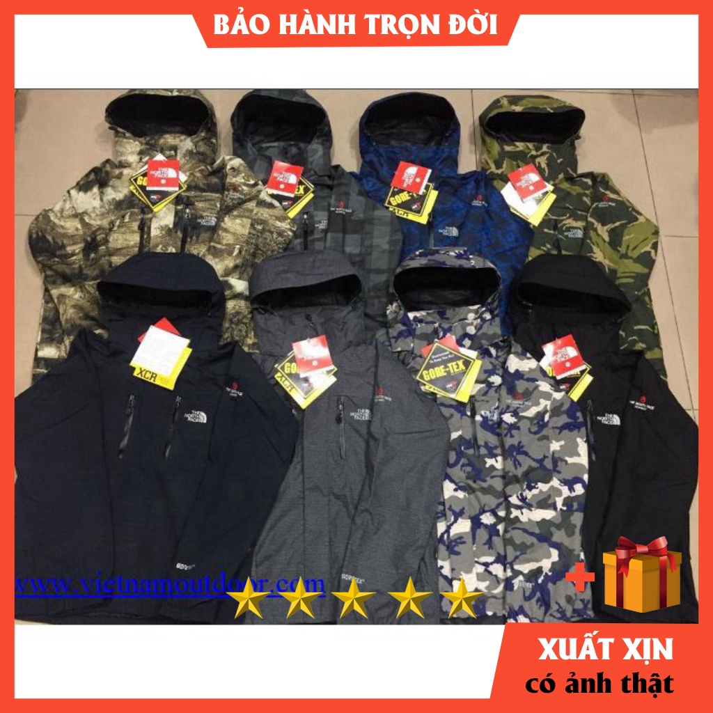 Áo khoác gió chống nước mỏng nam nữ The North Face ✨ HÀNG XUẤT DƯ XỊN✨ chất dù trong lót lưới cản gió tuyệt đối