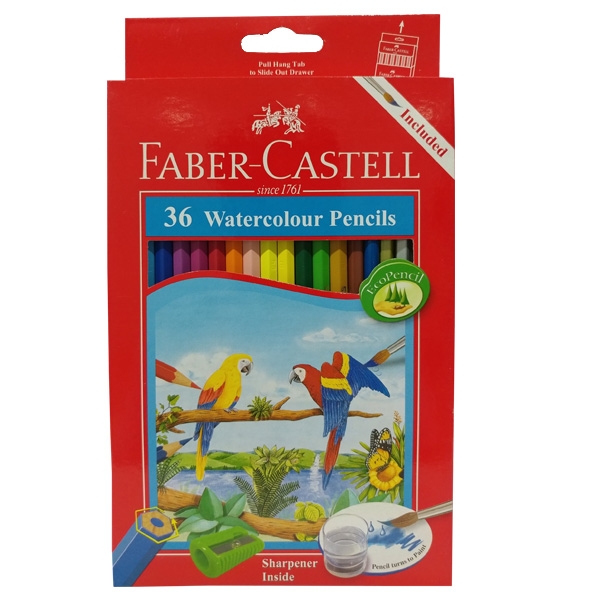 Chì Màu Nước Parrot - 36 Màu Dài - Faber-Castell 114466 - Faber-Castell