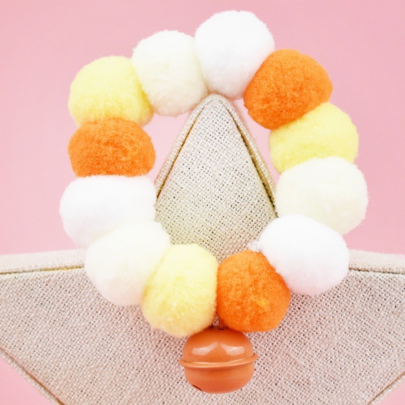 🔴🟡 VÒNG CỔ THÚ CƯNG BÔNG TUYẾT SIÊU XINH⚪️🟣