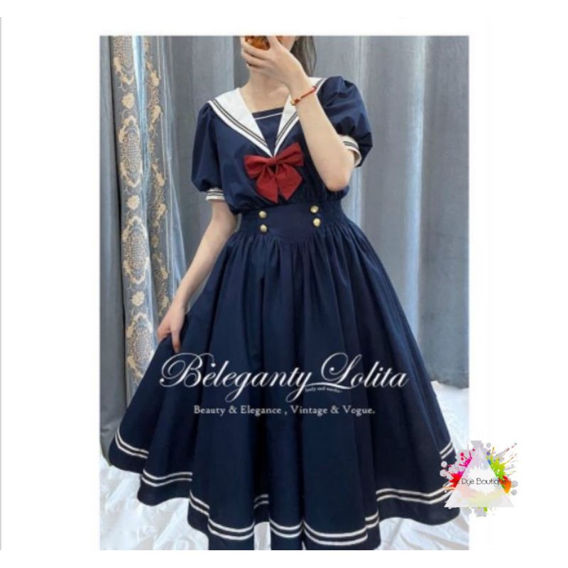 Đầm Lolita kiểu dáng nữ sinh thanh lịch ngọt ngào - Tie Dye Boutique 🌸