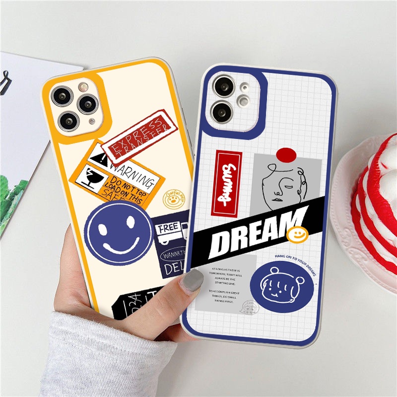 Ốp iphone hot trend Trìu tượng vuông cạnh ốp lưng iphone 6/6splus/7plus/8/8plus/xr/xs/12/13/pro/max/plus/promax tr1155