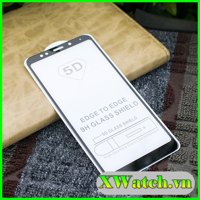 Cường Lực 5D Full màn Full keo Xiaomi Redmi 7A ( tặng keo chống hở mép )