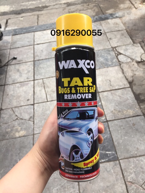 Dung dịch tẩy nhựa đường, băng keo Waxco 550mL