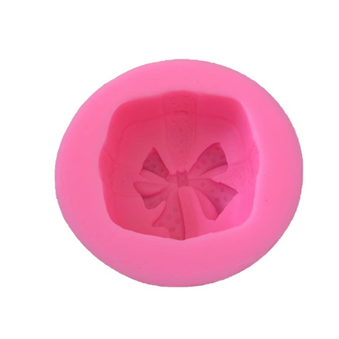 Khuôn Silicone Hộp Nơ Quà 6.3 Cm