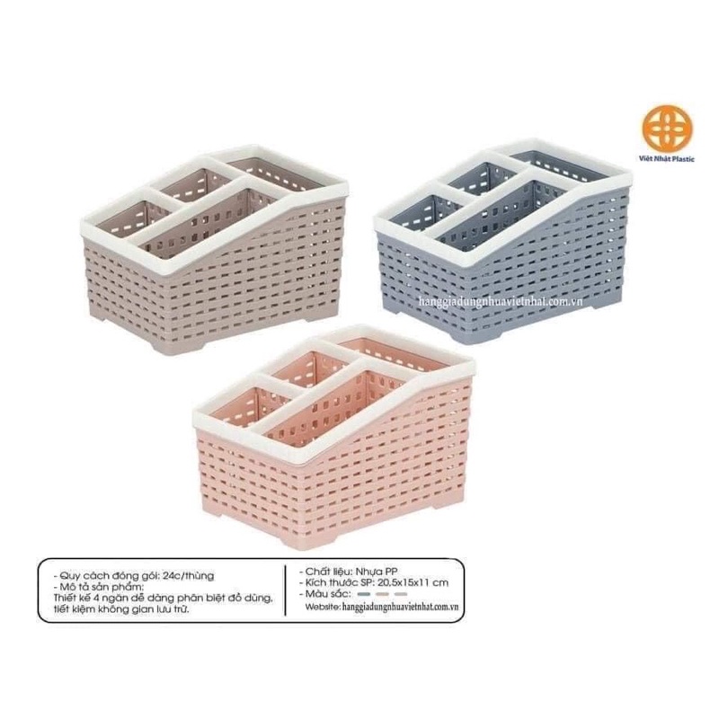 Khay kệ để bàn 4 ngăn mã 5688