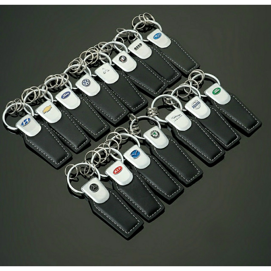 Móc Khoá Bọc Da Logo Hãng Xe,Móc Chìa khóa xe máy, ô tô