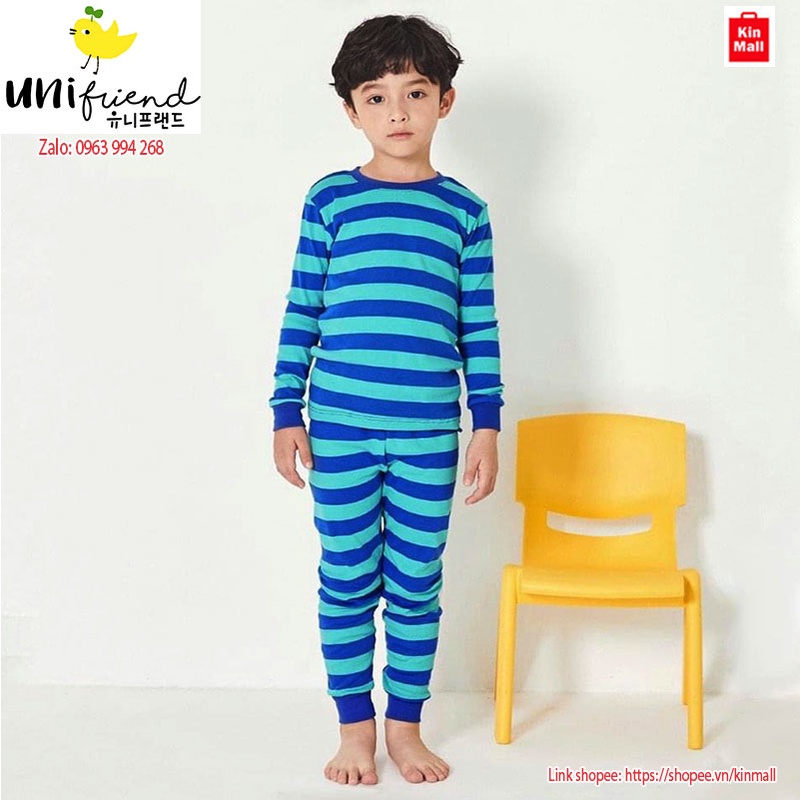 (GIẢM GIÁ lẻ size)(9-39 kg) Bộ đồ ngủ dài tay cho Bé Trai - Chính hãng Unifriend Hàn Quốc
